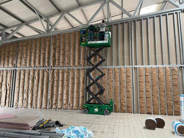 Création de murs de cloisonnement en blocs de béton La Réunion